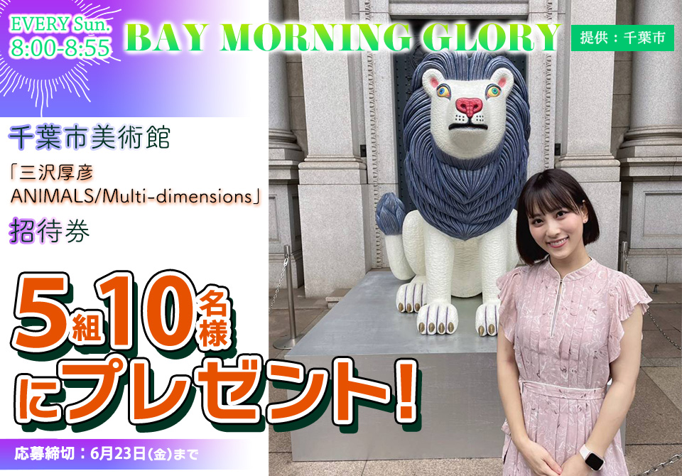 BAY MORNING GLORY】「千葉市美術館 『三沢厚彦 ANIMALS/Multi